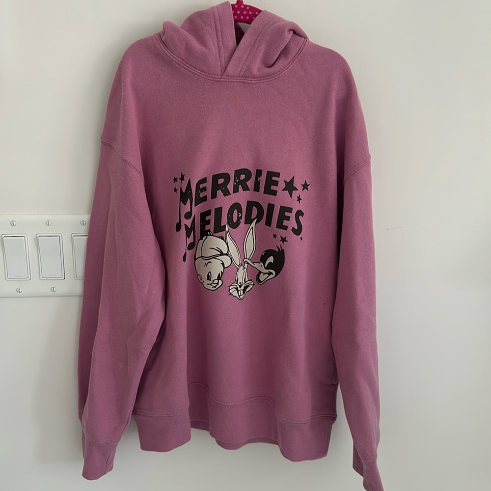 Pink kids Melody hoodie, Uniqlo, size 11-12
